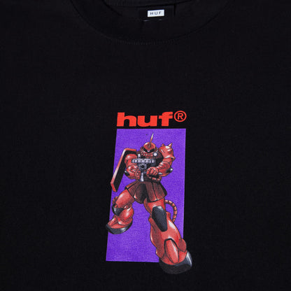 HUF HUF X GUNDAM CHARS ZAKU S/S TEE-BLACK