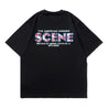 SCENE BY ICE FIRE CHECKERED HK TEE-BLACK