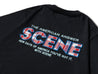 SCENE BY ICE FIRE CHECKERED HK TEE-BLACK