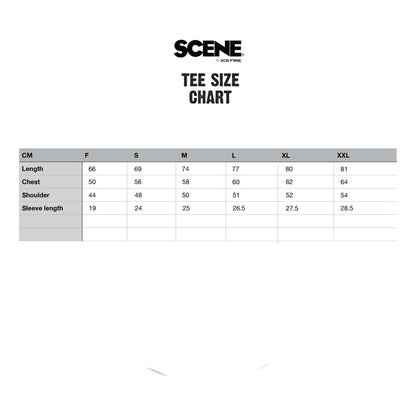 SCENE BY ICE FIRE MOSAIC TEE-BLACK