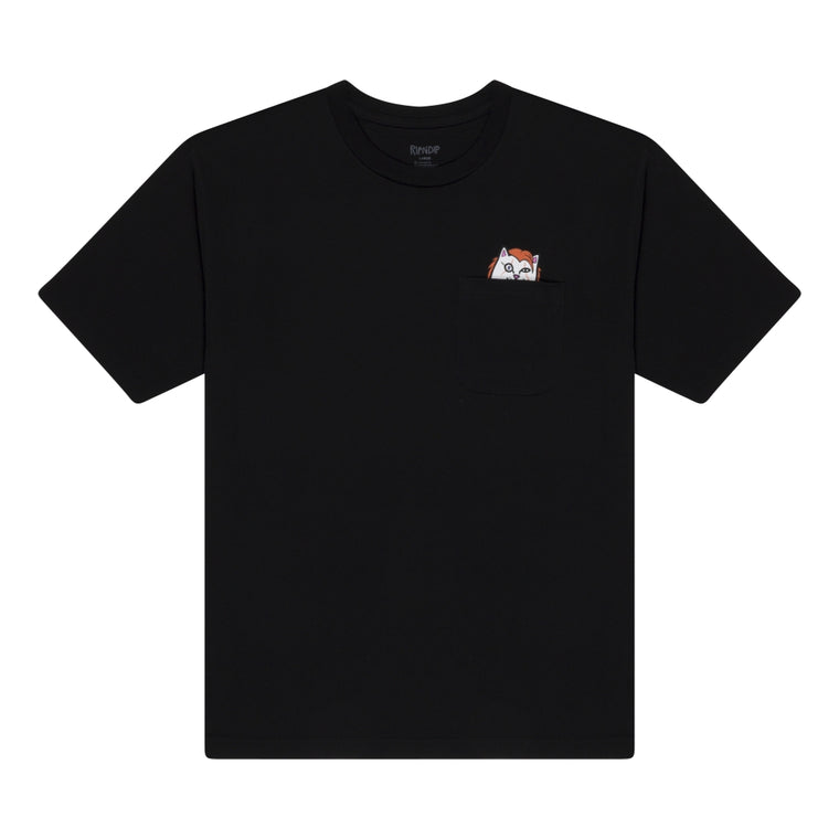 RIPNDIP CHILDS PLAY NERM POCKET TEE-BLACK