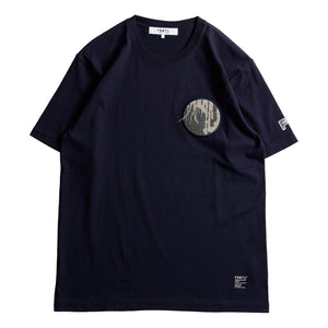 FUNDAMENTAL CIRCLE BORO PATCH TEE-NAVY
