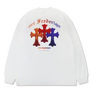 ORI FREDERIQO CLASSIC L/S SHIRT-WHITE