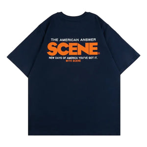 SCENE BY ICE FIRE CLASSIC TEE-NAVY