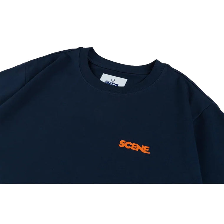 SCENE BY ICE FIRE CLASSIC TEE 101 // -NAVY