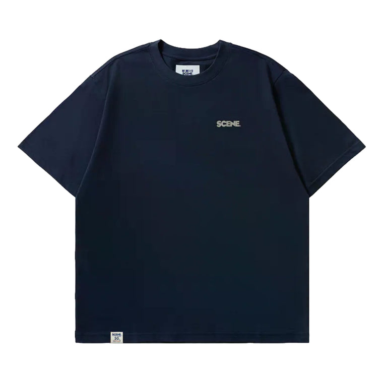 SCENE BY ICE FIRE CLASSIC TEE-NAVY/GREY