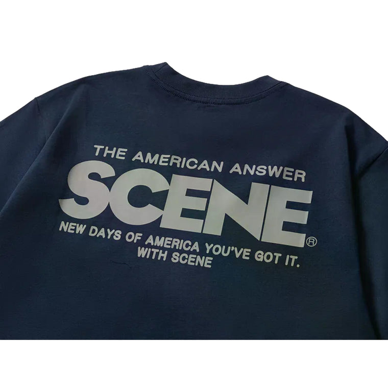 SCENE BY ICE FIRE CLASSIC TEE-NAVY/GREY