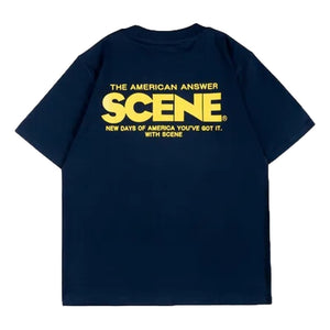 SCENE BY ICE FIRE CLASSIC TEE // NAVY & YELLOW-NAVY / YELLOW