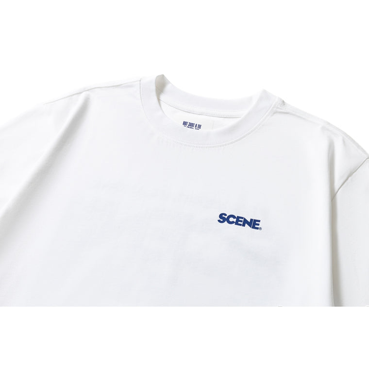 SCENE BY ICE FIRE CLASSIC TEE-WHITE/BLUE