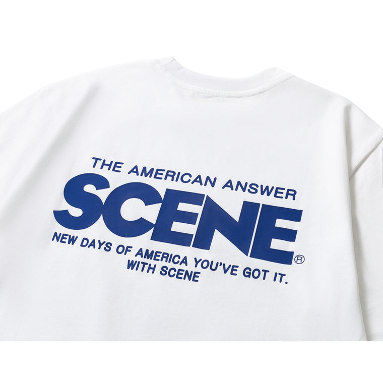 SCENE BY ICE FIRE CLASSIC TEE-WHITE/BLUE