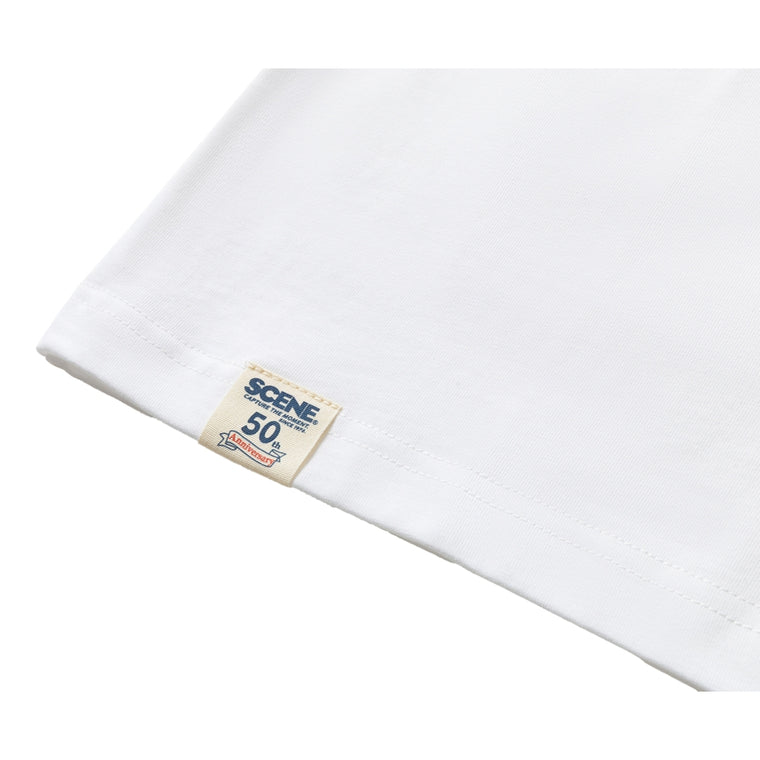 SCENE BY ICE FIRE CLASSIC TEE-WHITE/BLUE