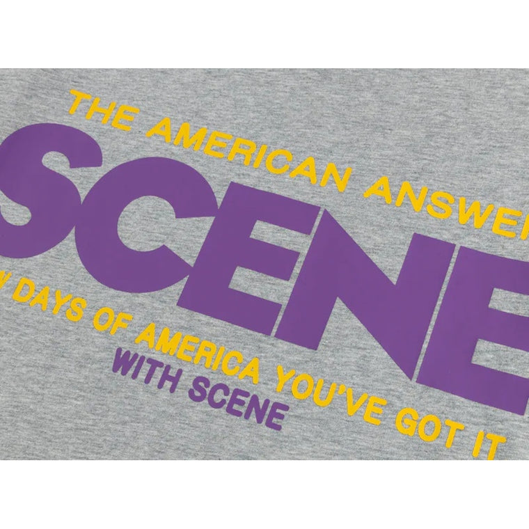 SCENE BY ICE FIRE CLASSIC TEE (LA) // -GREY/PURPLE