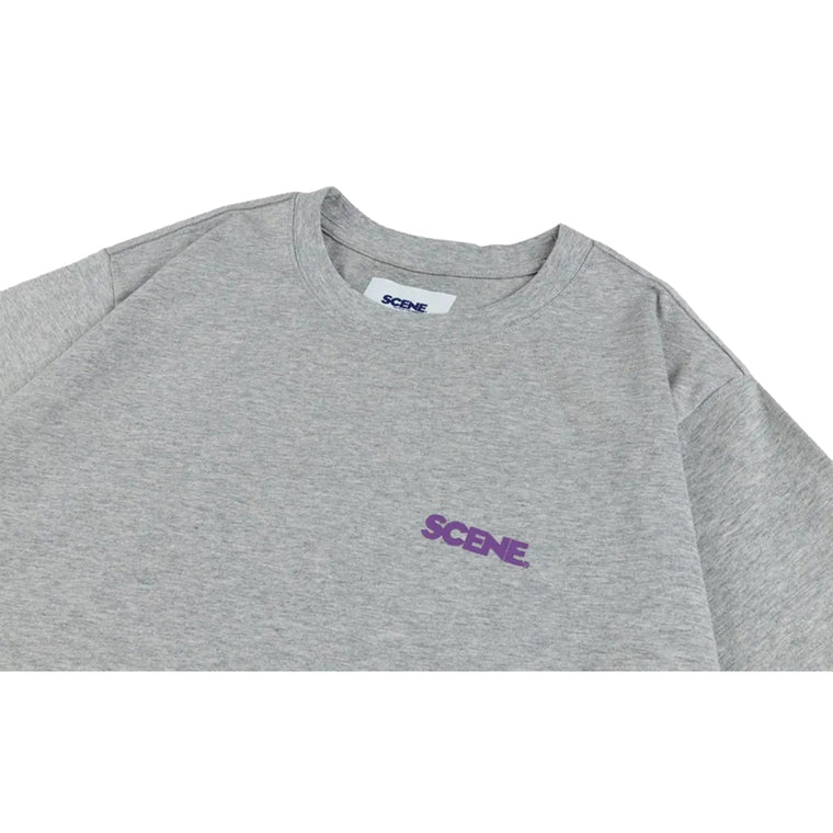 SCENE BY ICE FIRE CLASSIC TEE (LA) // -GREY/PURPLE