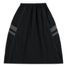NEUTRAL SOCIETY COLOR BLOCKING PARACHUTE SKIRT-BLACK