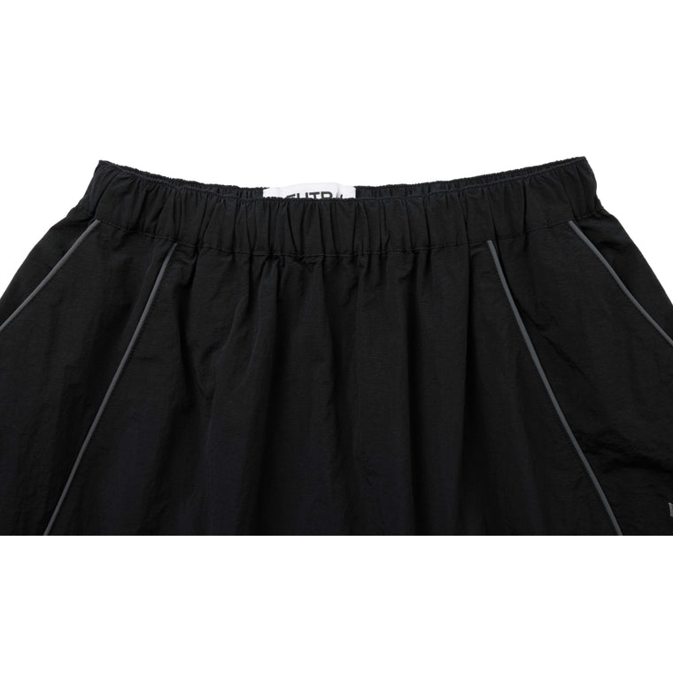 NEUTRAL SOCIETY COLOR BLOCKING PARACHUTE SKIRT-BLACK