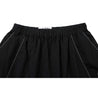 NEUTRAL SOCIETY COLOR BLOCKING PARACHUTE SKIRT-BLACK