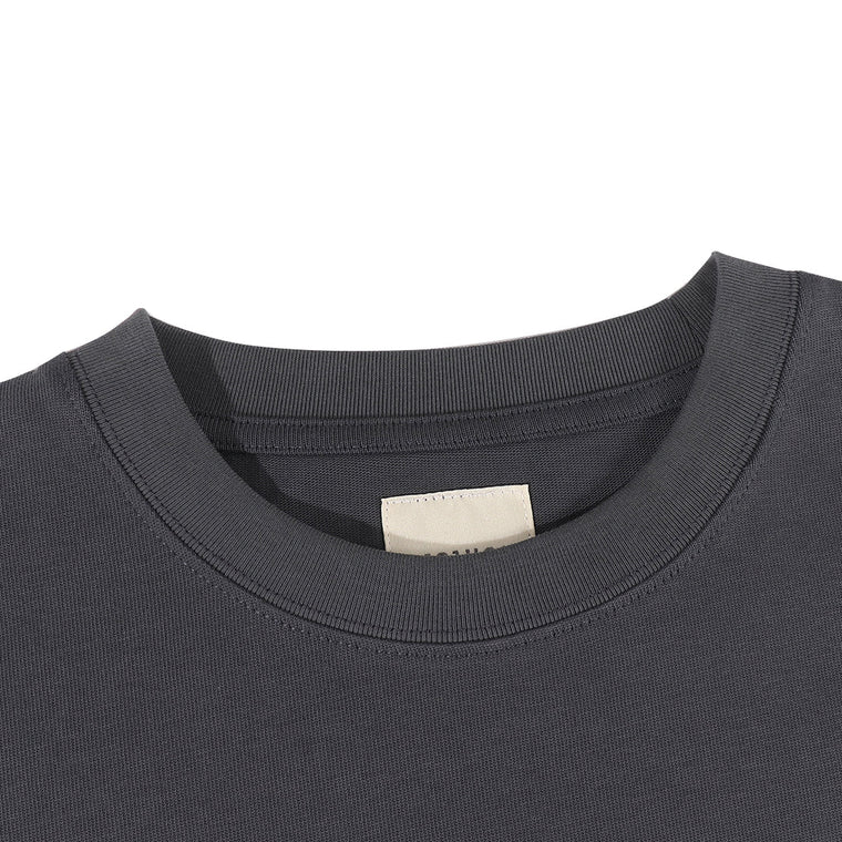 A[S]USL COLOR BLOCKING TEE-CHARCOAL