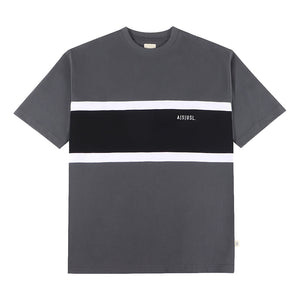 A[S]USL COLOR BLOCKING TEE-CHARCOAL