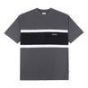 A[S]USL COLOR BLOCKING TEE-CHARCOAL