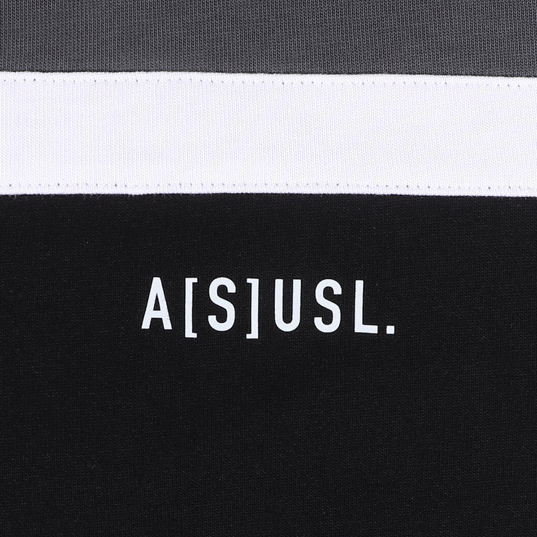 A[S]USL COLOR BLOCKING TEE-CHARCOAL