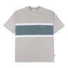 A[S]USL COLOR BLOCKING TEE-GREY