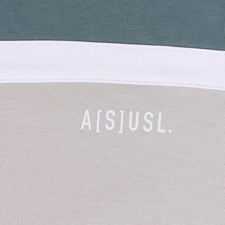 A[S]USL COLOR BLOCKING TEE-SLATE