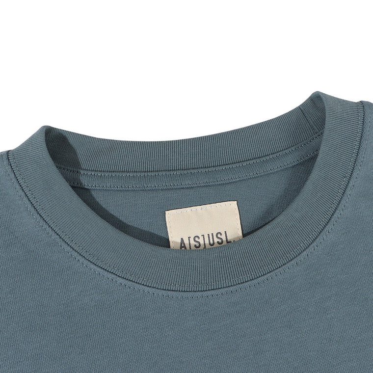 A[S]USL COLOR BLOCKING TEE-SLATE