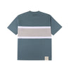 A[S]USL COLOR BLOCKING TEE-SLATE