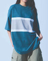 A[S]USL COLOR BLOCKING TEE-SLATE