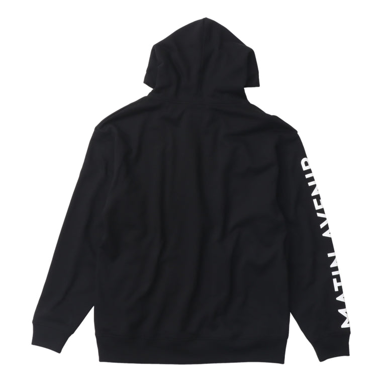 PEACE AND AFTER PEACE AND AFTER x MATIN AVENIRCOMBINATION LOGO HOODIE-BLACK