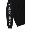 PEACE AND AFTER PEACE AND AFTER x MATIN AVENIRCOMBINATION LOGO HOODIE-BLACK