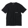 PEACE AND AFTER PEACE AND AFTER x MATIN AVENIR COMBINATION LOGO POCKET TEE-BLACK