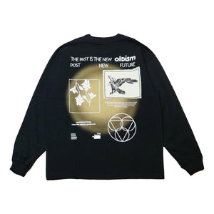 OLDISM COMMON RAVENS L/S TEE-BLACK