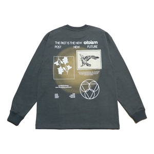 OLDISM COMMON RAVENS L/S TEE-GREY
