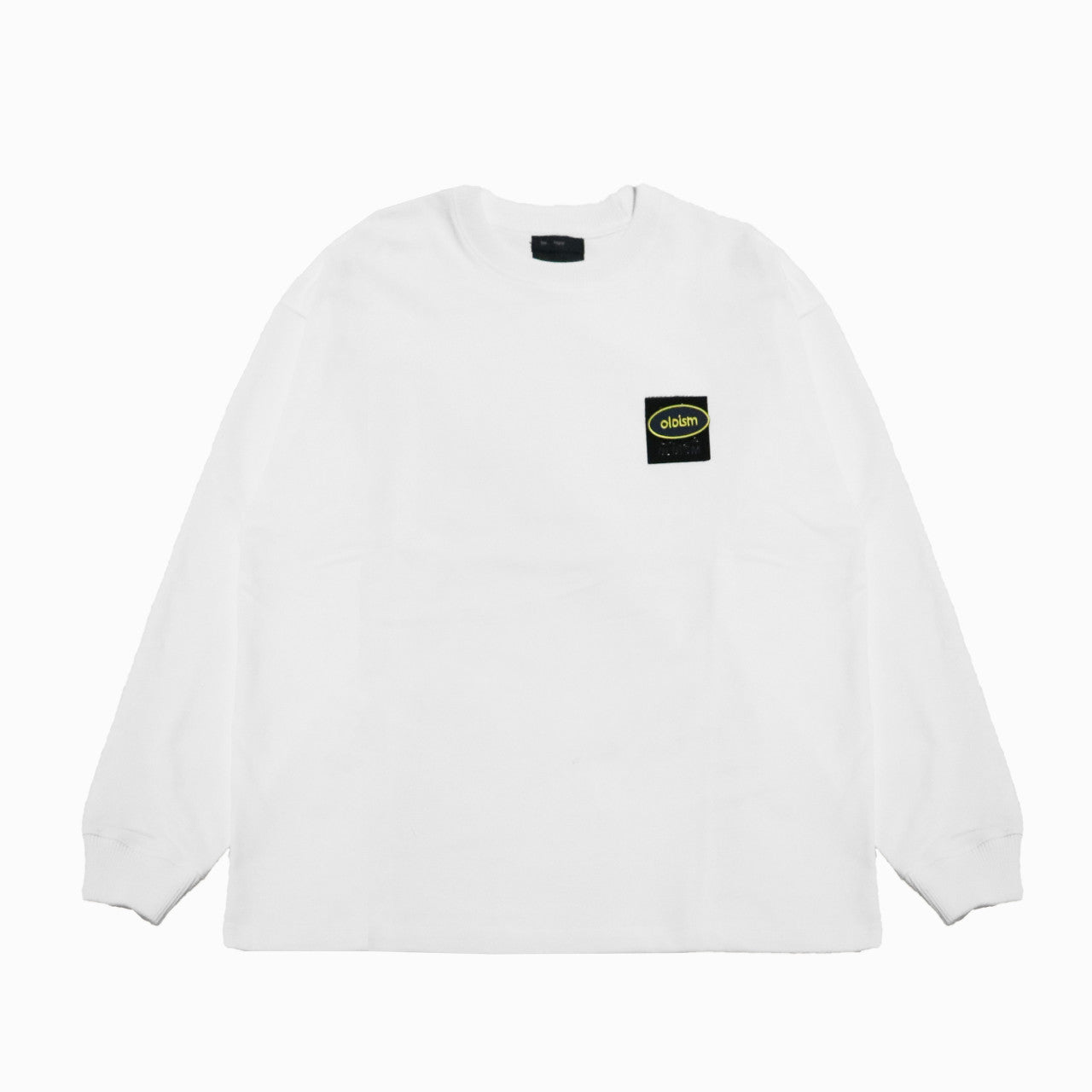 OLDISM COMMON RAVENS L/S TEE-WHITE