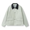 ESPRIT CONTRAST COLLAR UTILITY JACKET-ECRU