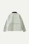 ESPRIT CONTRAST COLLAR UTILITY JACKET-ECRU