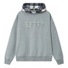 ESPRIT CONTRAST HOODIE-HEATHER GREY