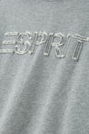 ESPRIT CONTRAST HOODIE-HEATHER GREY