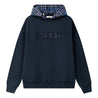 ESPRIT CONTRAST HOODIE-NAVY