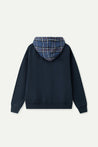 ESPRIT CONTRAST HOODIE-NAVY