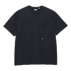 Nanamica COOLMAX JERSEY POCKET TEE-BLACK