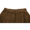 NEUTRAL SOCIETY CORDUROY MIDI SKIRT-BROWN
