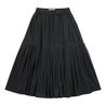 NEUTRAL SOCIETY CORDUROY MIDI SKIRT-DARK GREY