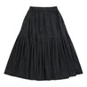 NEUTRAL SOCIETY CORDUROY MIDI SKIRT-DARK GREY
