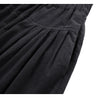 NEUTRAL SOCIETY CORDUROY MIDI SKIRT-DARK GREY