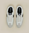 ARTICLE NO. COURT SNEAKER LOW-TOP GERMAN TRAINERS-WHITE/BLACK
