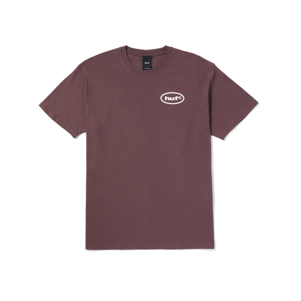 HUF COUSIN OF DEATH S/S TEE-EGGPLANT