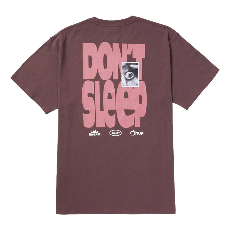 HUF COUSIN OF DEATH S/S TEE-EGGPLANT