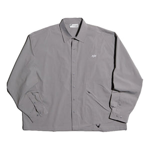 NINE POINT NINE COVE PATCH POCKET L/S SHIRT-GREY